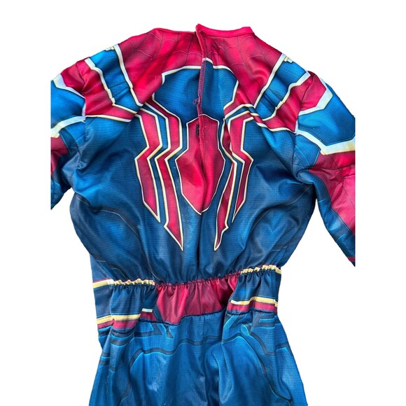 Marvel Avengers Spiderman Muscle Padded Costume - Kid Size M Halloween Rubies - Picture 4 of 5